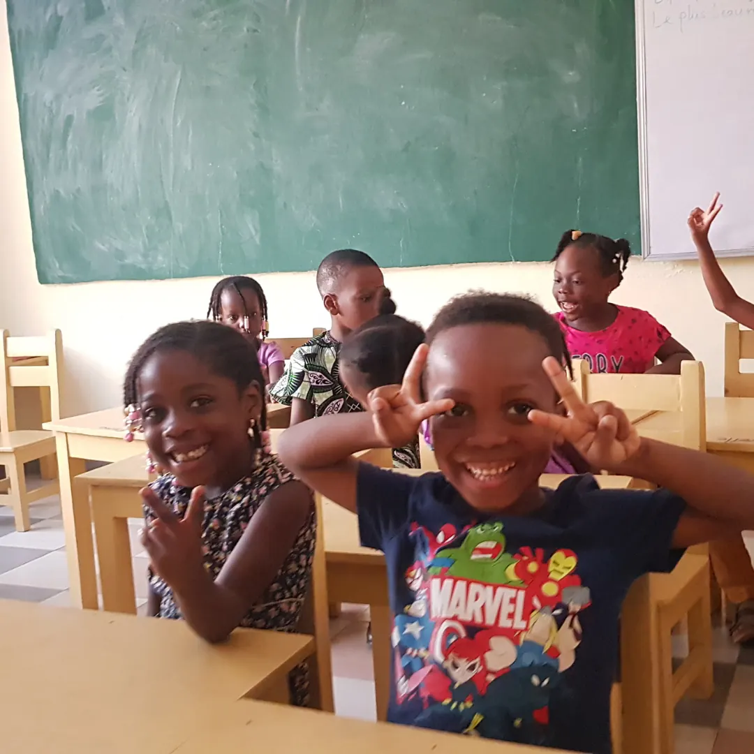 Pupils at The Busy Bees School